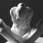 Sculpture Nu contemporain Denis Mazet - femme diamant