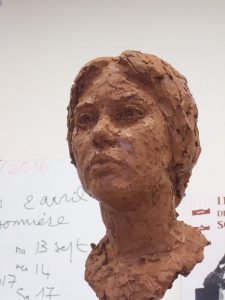 Statue Portrait Femme Denis Mazet - Portraits 8