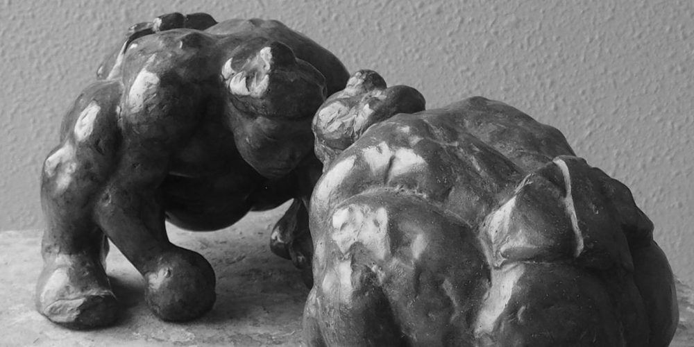 Sculpture Denis Mazet sumotori - accueil