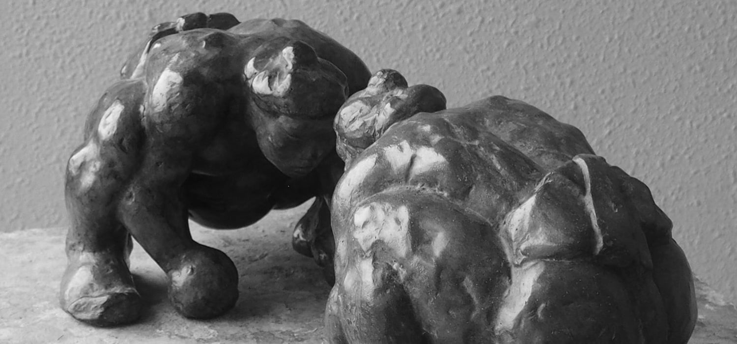 Sculpture Denis Mazet sumotori - accueil