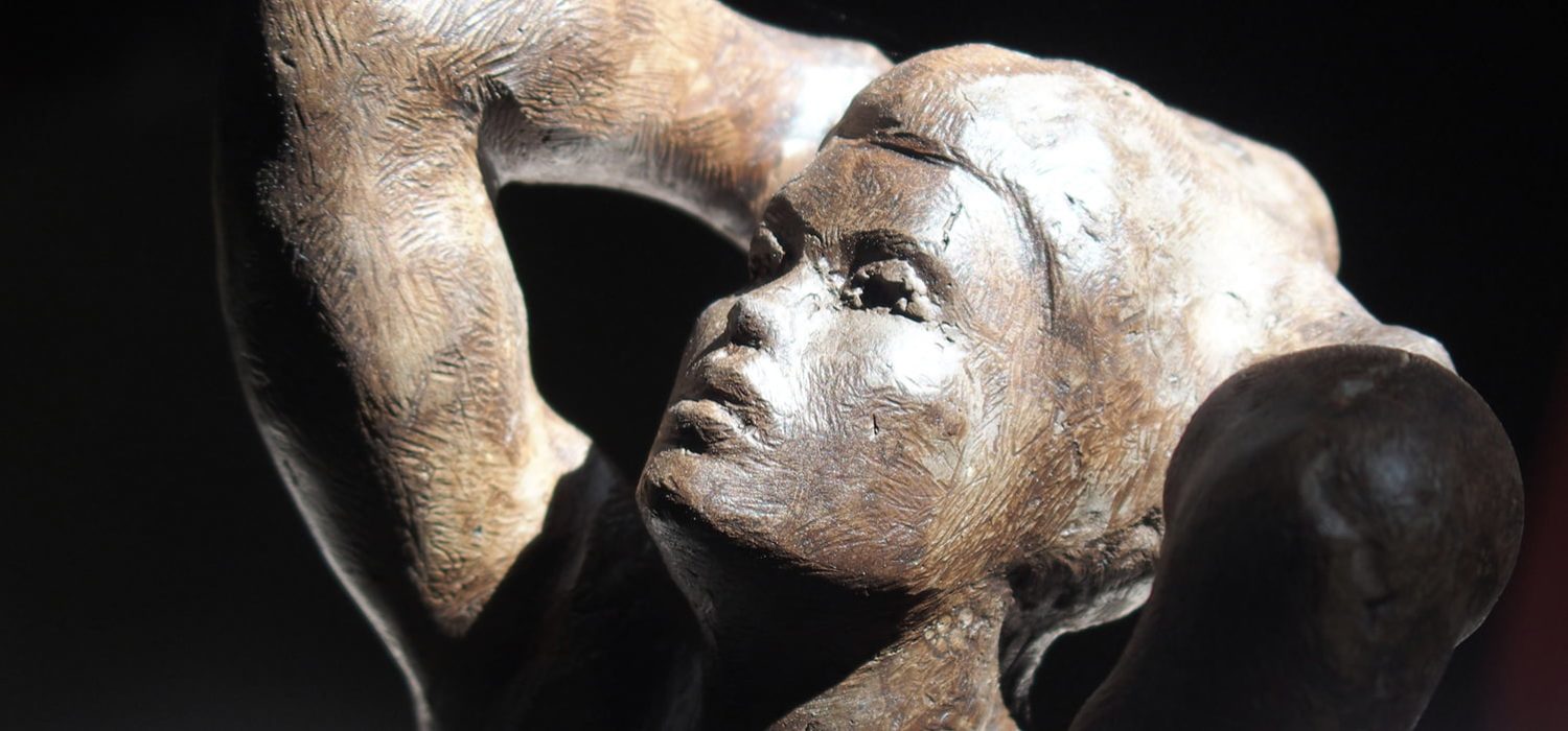 Statue buste femme Denis Mazet