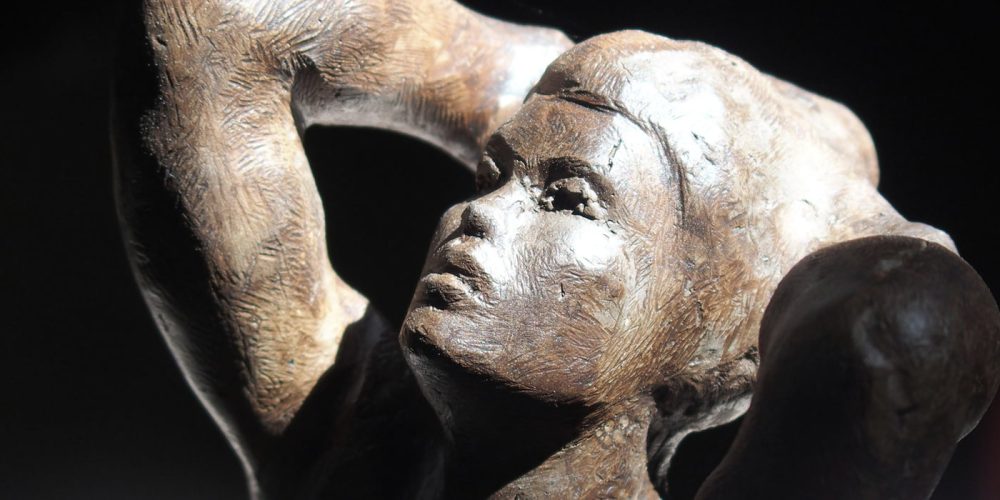 Statue buste femme Denis Mazet